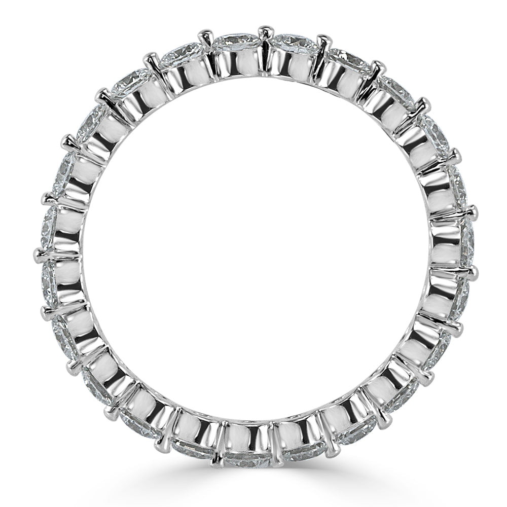 1.40ct Round Brilliant Cut Lab Diamond Eternity Band in 18k White Gold