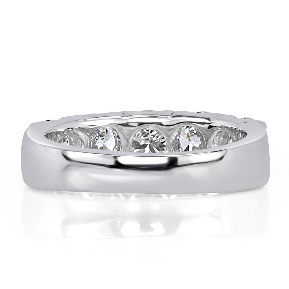 1.90ct Round Brilliant Cut Five-Stone Lab Diamond Ring in 14k White Gold