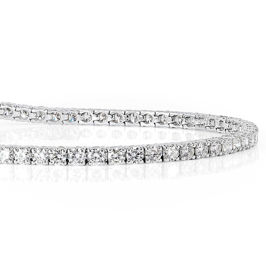 4.56ct Round Brilliant Cut Lab Diamond Tennis Bracelet