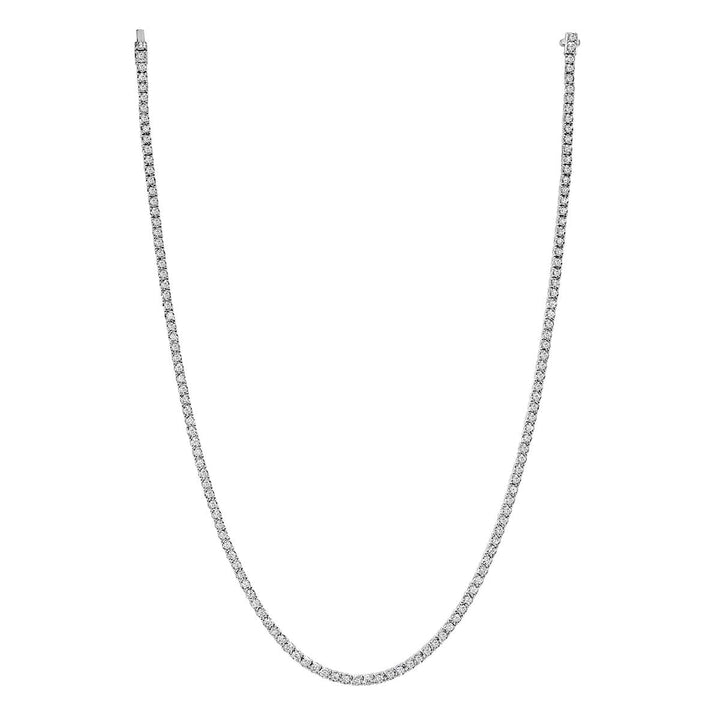 8.00ct Round Brilliant Cut Lab Diamond Tennis Necklace