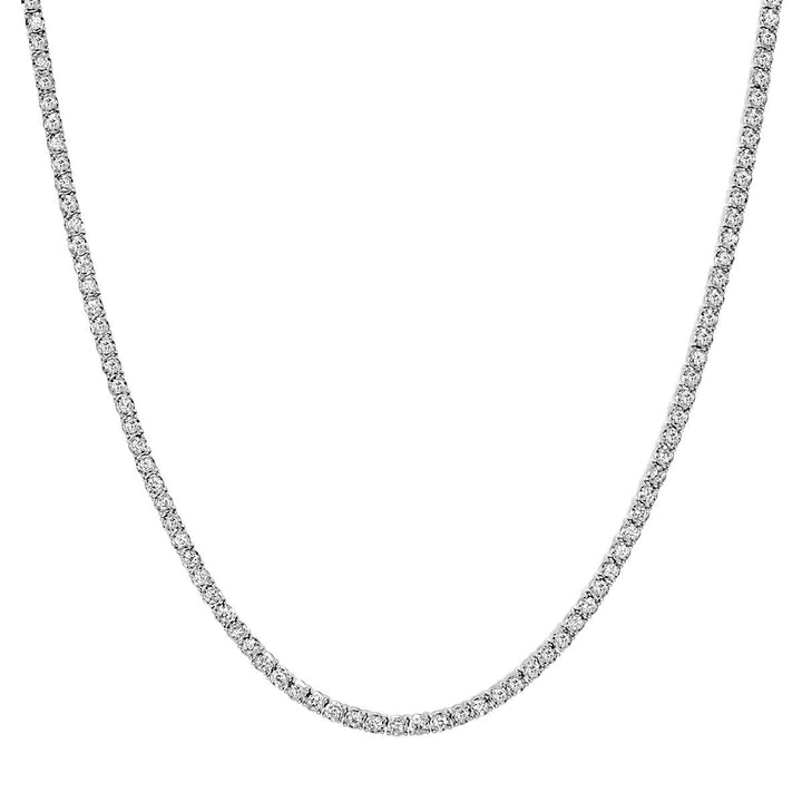 8.00ct Round Brilliant Cut Lab Diamond Tennis Necklace