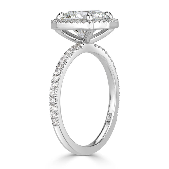 2.31ct Round Brilliant Cut Lab Diamond Engagement Ring