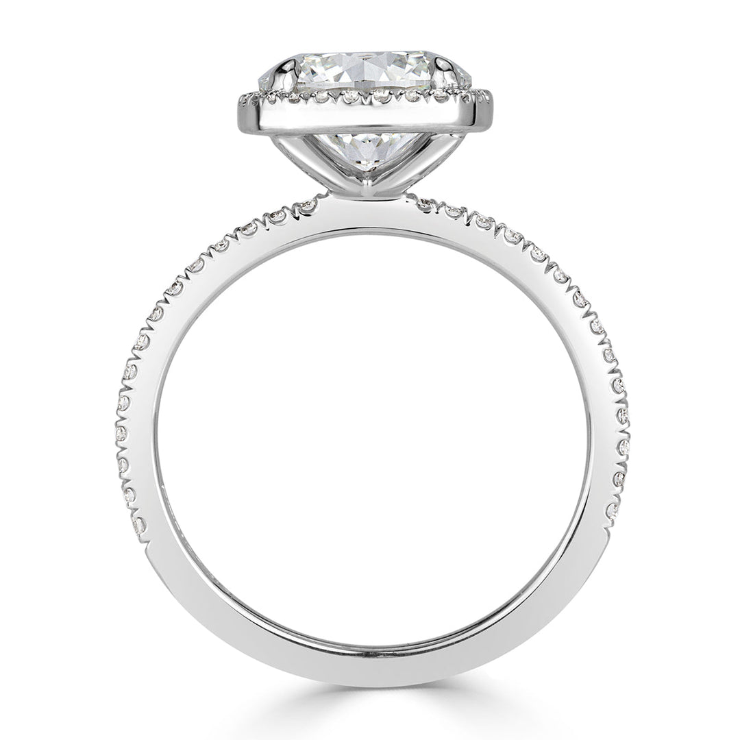 2.31ct Round Brilliant Cut Lab Diamond Engagement Ring