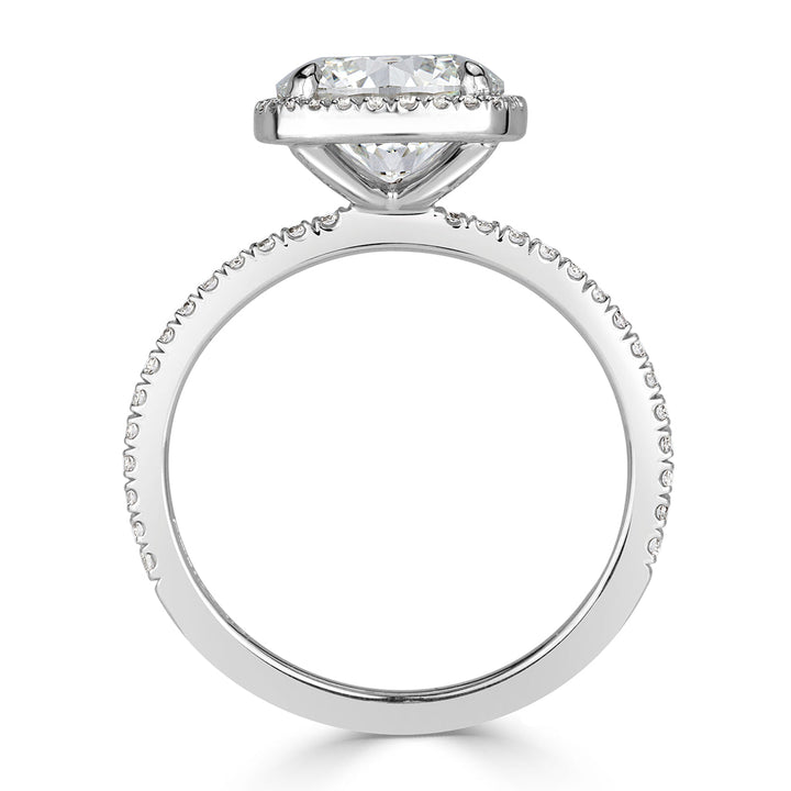 2.31ct Round Brilliant Cut Lab Diamond Engagement Ring