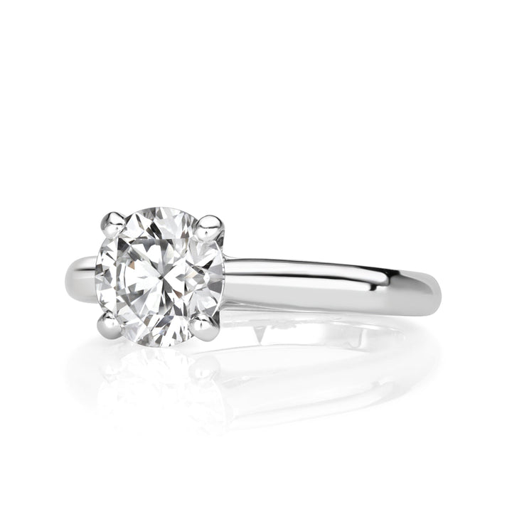 1.07ct Round Brilliant Cut Lab Diamond Engagement Ring By Cartier