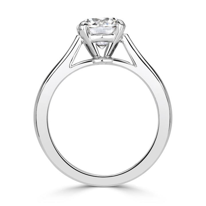 1.07ct Round Brilliant Cut Lab Diamond Engagement Ring By Cartier