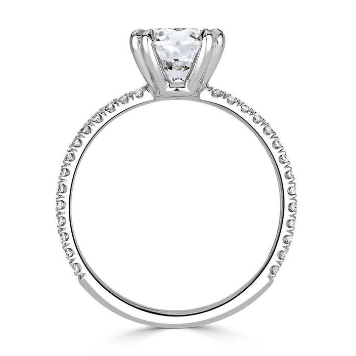 2.22ct Round Brilliant Cut Lab Diamond Engagement Ring