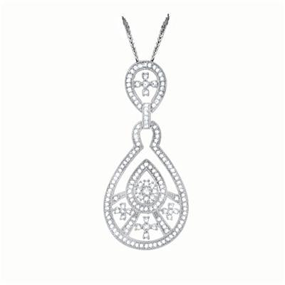 0.70ct Round Brilliant Cut Lab Diamond Pendant