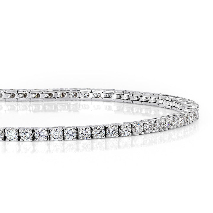 2.99ct Round Brilliant Cut Lab Diamond Tennis Bracelet